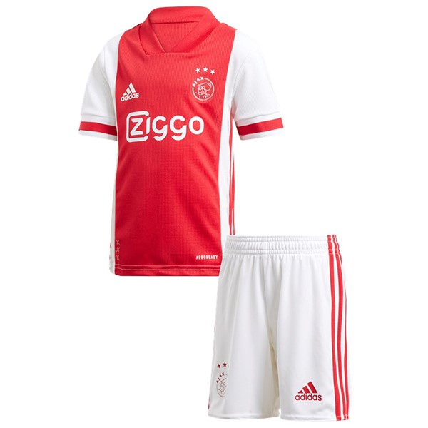 Camiseta Ajax 1ª Kit Niños 2020 2021 Rojo